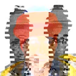 Universal Size, Orange, Over Hard Hat Ear Band Winter Liner